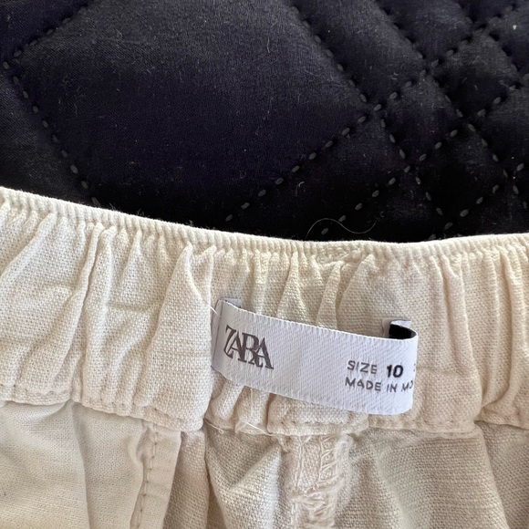 BWT ZARA linen boys bottoms beige color - Picture 6 of 7